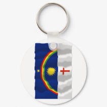 Pernambuco, Brazil Waving Flag keychains