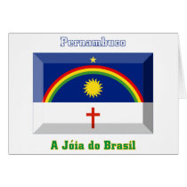 Pernambuco Flag Gem cards