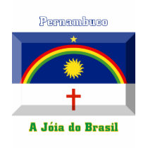 Pernambuco Flag Gem t-shirts