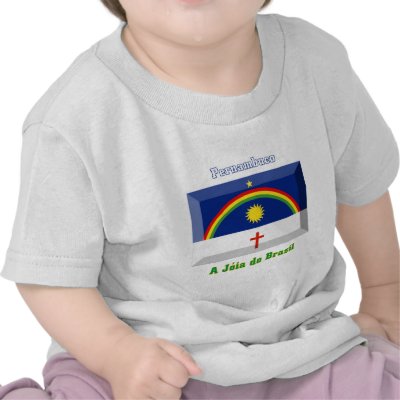 Pernambuco Flag Gem Tee Shirt by Vexillophile