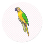 Pernelle Parrot Round Sticker