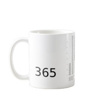Perpetual Calendar 2100 Mug by sjaros Perpetual Calendar 2100 Mug
