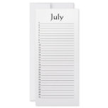 Perpetual Calendar July Psalm 96:6 Custom Rack Cards