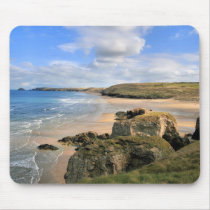 Perran Beach mousepads by cwwphotography Perran Beach mousepads