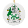 Perrin Family Crest Christmas Ornament