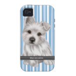 Perrito de Terrier - personalizar iPhone 4 Carcasa