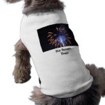 Perrito Estrella-Spangled - camisa del mascota Prenda Mascota