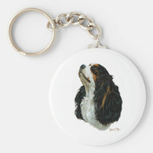 Perro de aguas de rey Charles arrogante Llaveros Personalizados