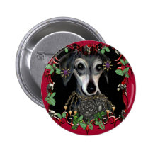 Perro de Dachshound Weiner Pin