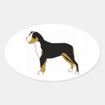 Perro de la montaña de Entlebucher Pegatina