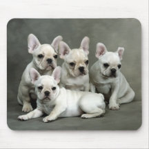 Perro de perrito lindo del dogo francés Mousepad