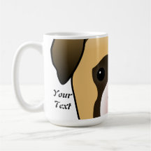 Perro del boxeador taza
