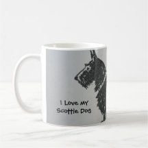 Perro del escocés tazas de café
