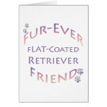 Perro perdiguero Plano-Revestido Furever Tarjeton