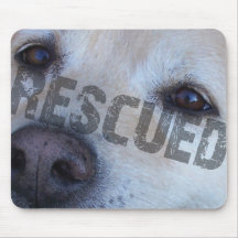 PERRO RESCATADO Mousepad Alfombrillas De Raton