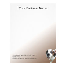 Perro sonriente de St Bernard en la pendiente de B Membretes Personalizados