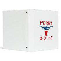 PERRY PARTY 2012 - 3 RING BINDER