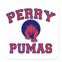 Perry Pumas Square Sticker