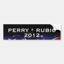 PERRY / RUBIO 2012 Campaign Bumper Sticker