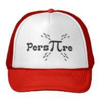 Pers-PI-re - Funny Pi Slogan Mesh Hats
