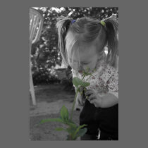 Persephone flower gouge posters