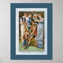 Perseus armed by the Nymphs Print