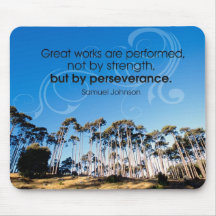 Perseverance Motivational Mousepad