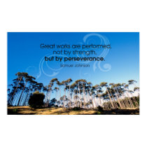 Perseverance Motivational Poster Print