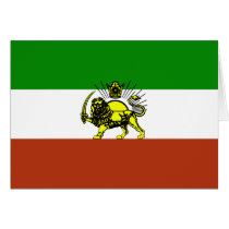 Persia Flag Greeting Card