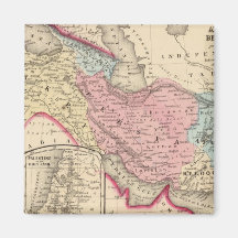 Persia, Turkey, Afghanistan, Beloochistan Magnets