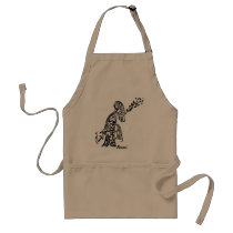 Persian Calligraphy of Rumi Poem "Old Man" Apron