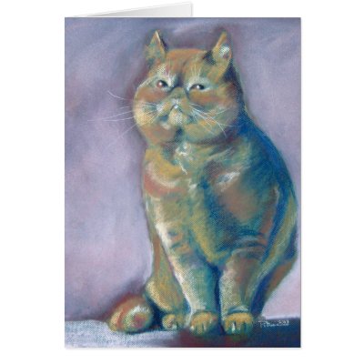 Persian Cat Card