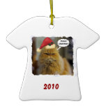 Persian Cat Custom Christmas Ornaments