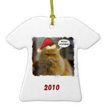Persian Cat Custom Christmas Ornaments
