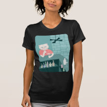 Persian Cat Martini Bar Tshirt