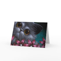 PERSIAN CAT - PINK FLOWERS CUSTOMIZE Card by BY_CYRA PERSIAN CAT - PINK FLOWERS CUSTOMIZE Card