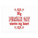 Persian Cats Warm My Heart Post Card