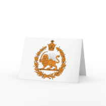 Persian Coat of Arms Greeting Card