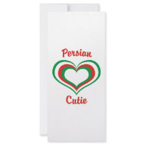Persian Cutie Customized Rack Card