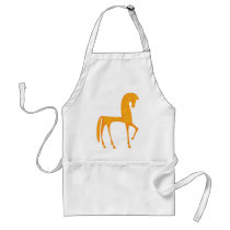 Persian design horse customizable design aprons