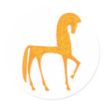 Persian design horse customizable design stickers