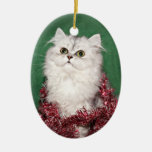 Persian kitten Christmas Christmas Ornaments