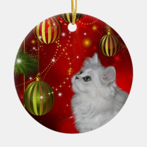 persian kitten christmas ornaments zazzle persian kitten christmas ornaments zazzle