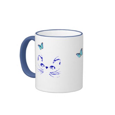 Persian Kitty Daydreams Mug by PurebredCatRescue