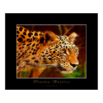 PERSIAN LEOPARD Art Poster posters by RavenSpiritPrints PERSIAN LEOPARD Art Poster posters