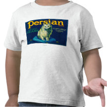 Persian Pear Crate LabelYakima, WA Tshirts