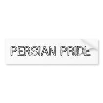 PERSIAN PRIDE BUMPER STICKER