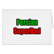 Persian SuperDad Greeting Card