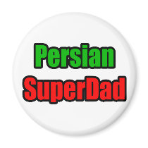 Persian SuperDad Magnet