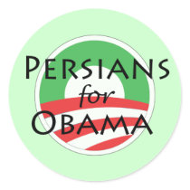 Persians for Obama Sticker